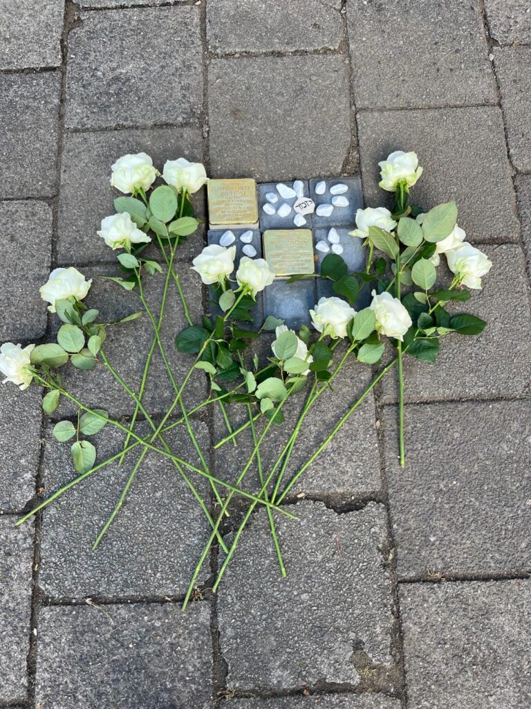 stolperstenen 31 augustus 2